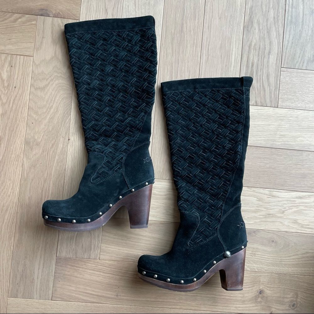 UGG clog suede boots